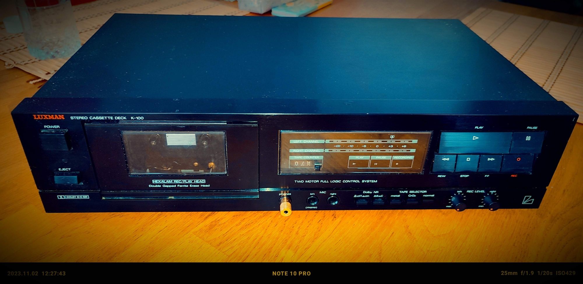 Cassette Deck Luxman K-100 (casetofon)