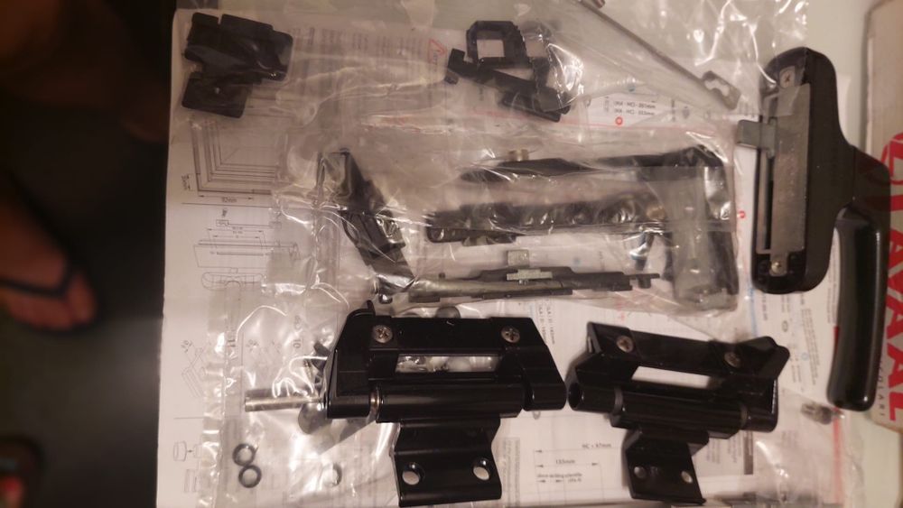 Mecanism dublă  deschidere  nou două  seturi  alb și negru l originale