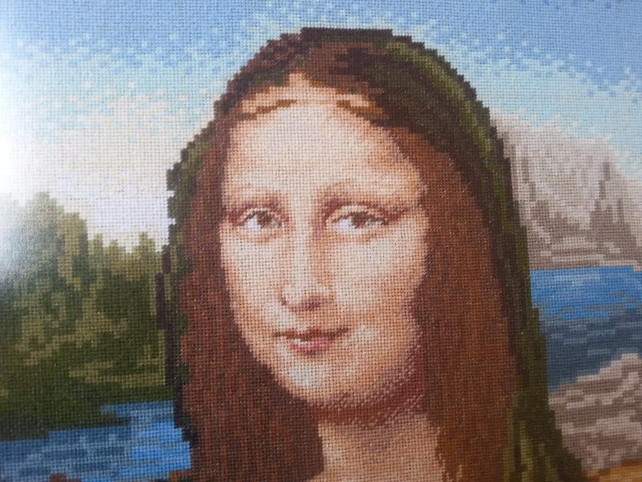 Красив гоблен на „Мона Лиза“ (Джокондата)