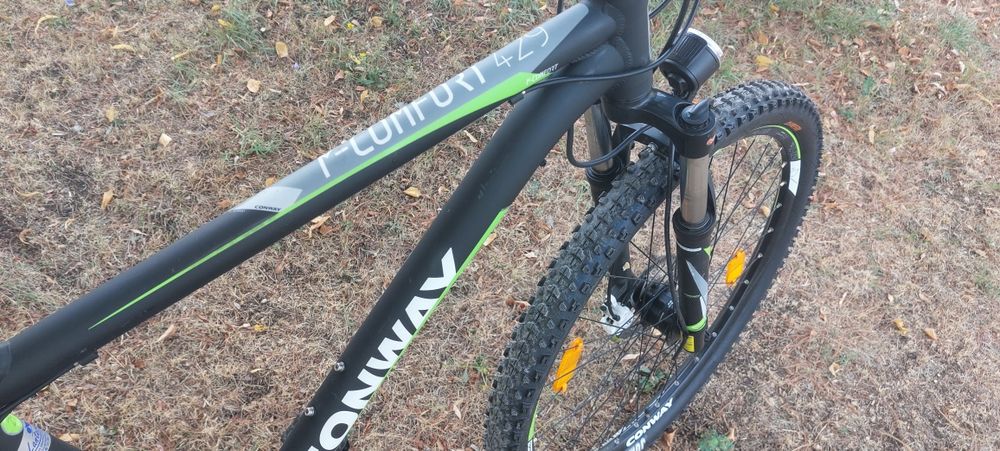 Продавам немски алуминиев велосипед Conway 29 цолa,52