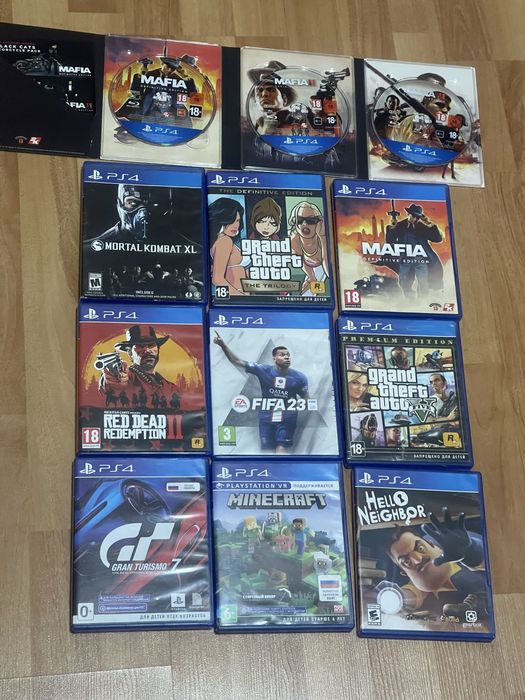 Игровые диски оригинальные в отличном состоянии