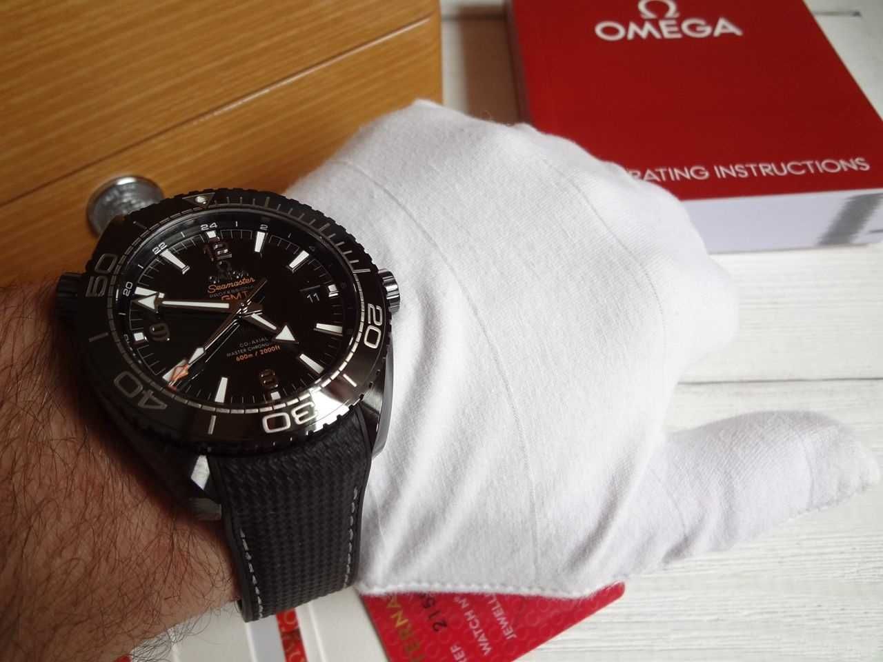 Omega Seamaster Planet Ocean Deep Black GMT