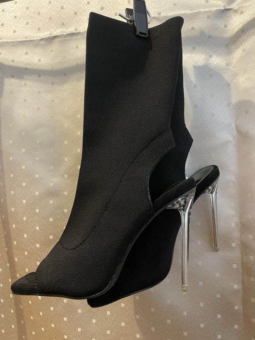 Черни високи ботуши 39