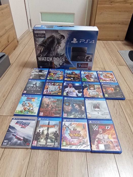 PS4 2TB + игри профилактиран