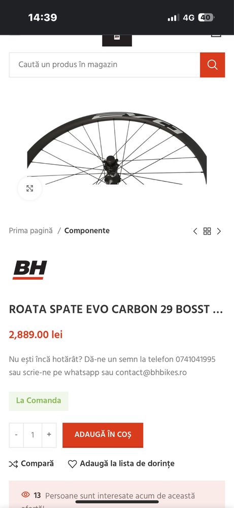 Bicicleta HT Specialized Epic Carbon L