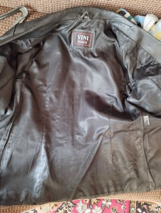 Кожаный пиджак кожа