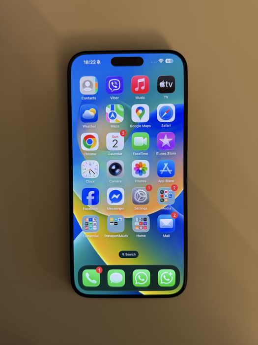 Apple iPhone 15 Pro Max, IMPECABIL, Neverlocked, 512GB, Blue Titanium