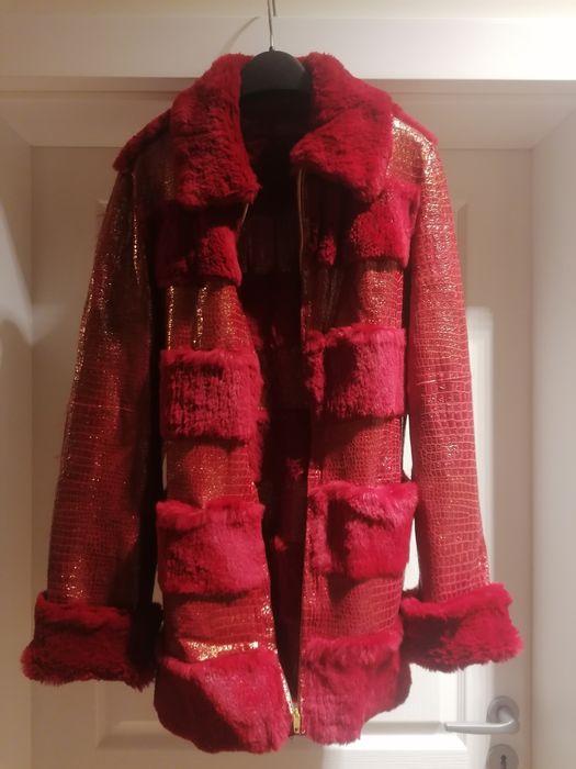 Haina scurta piele naturala cojoc