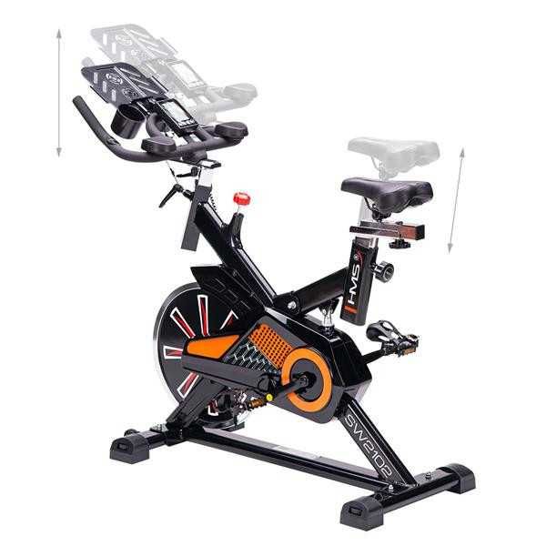 Bicicleta spinning HMS SW2102, volanta 15 kg