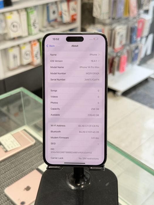 Apple iPhone 14 Pro Max 256Gb Deep Puprle