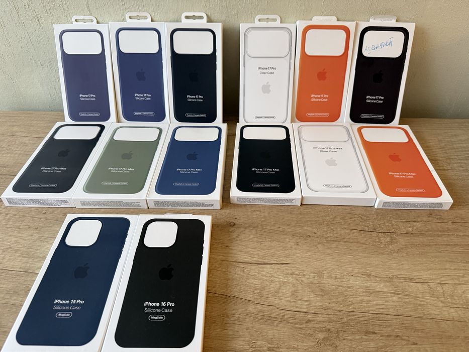 Huse iphone apple  17 pro si pro max cu MagSafe originale