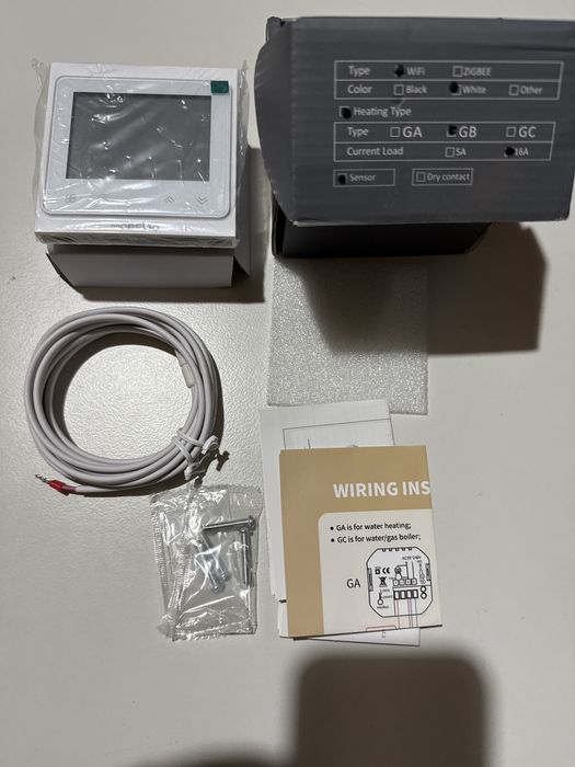 Termostat Wifi Smart MoesGo Alexa Google centrala,boiler,incalzire,gaz