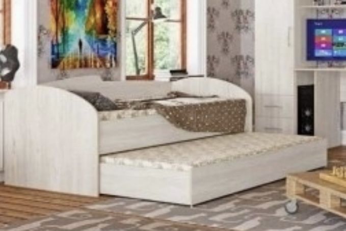 Кровать выдвижная двухярустная