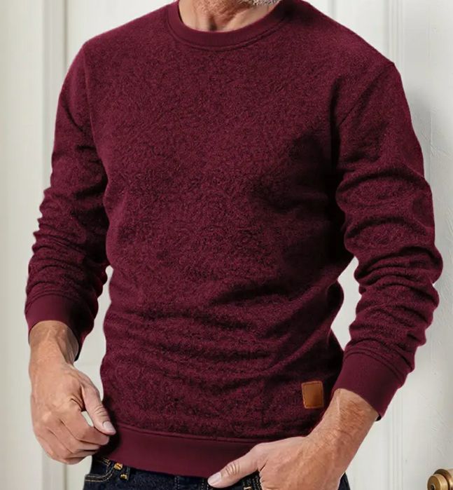 Bluza pentru barbati bordo marimea L