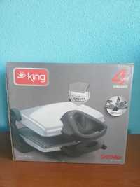 Gril gratar universal mare King Max inox Capacitate: 7 felii paine