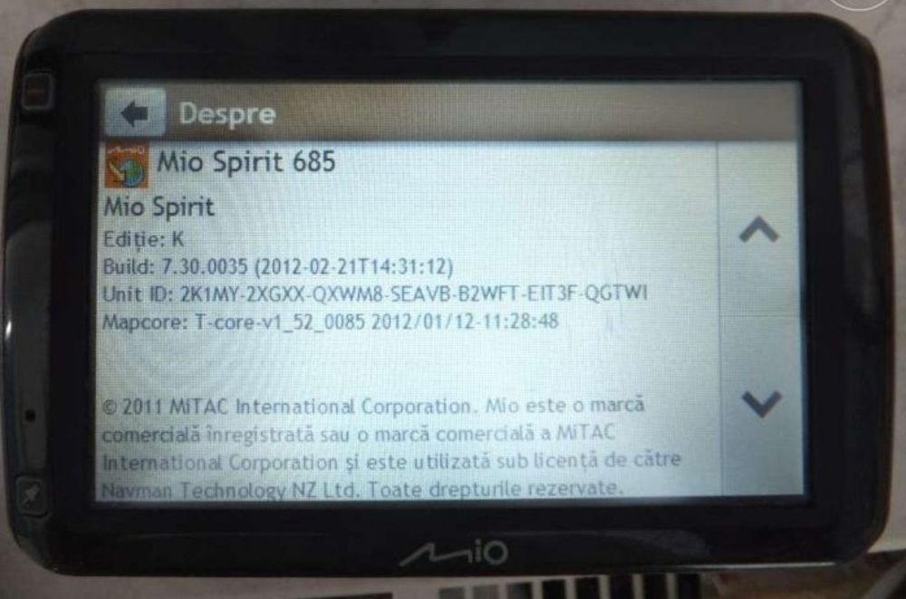 GPS Mio Spirit 685