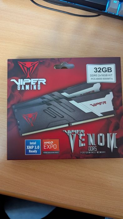 RAM DDR5 Viper Venom 6000MT/s CL30