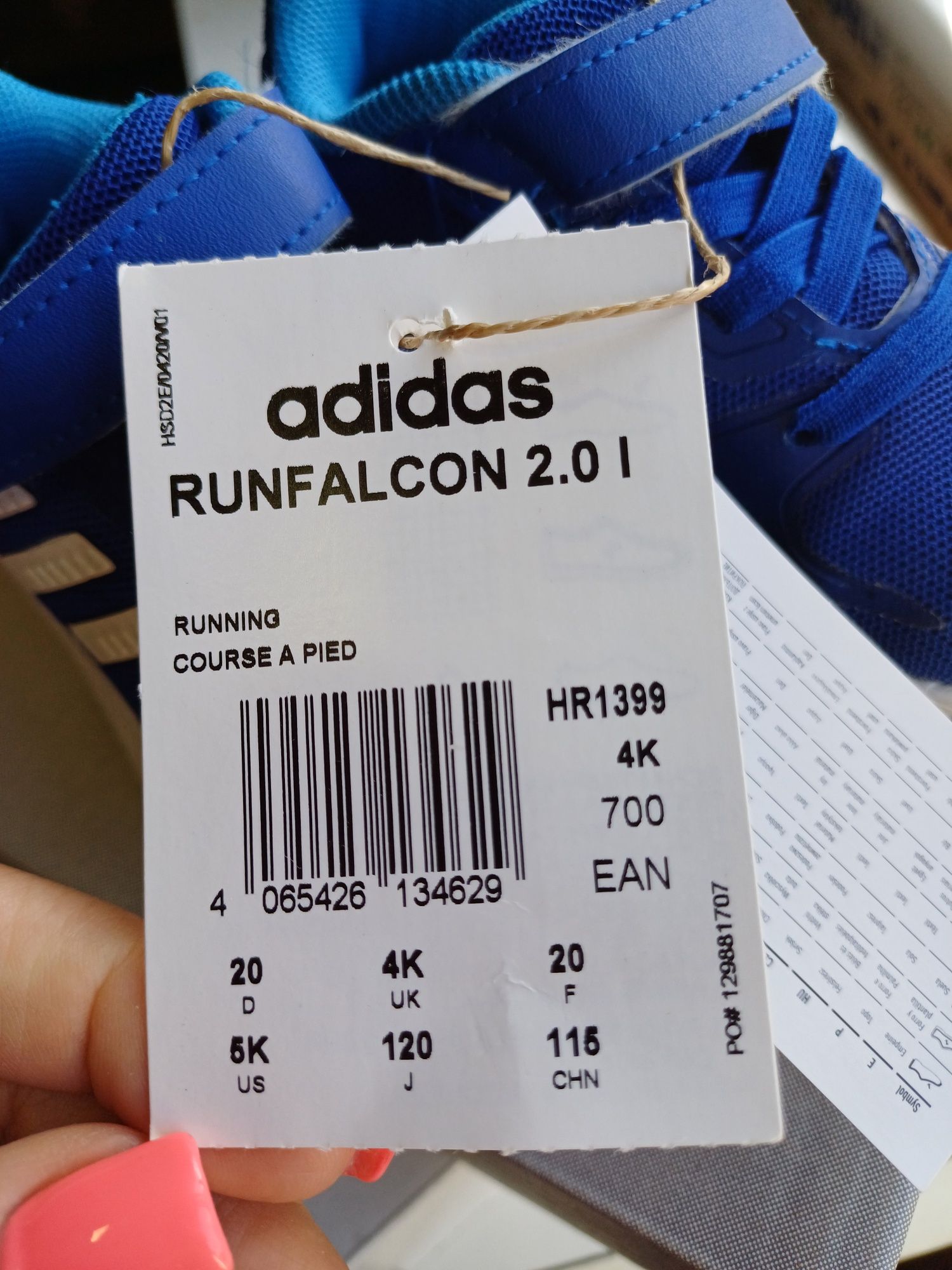 Детски обувки adidas run falcon 2.01