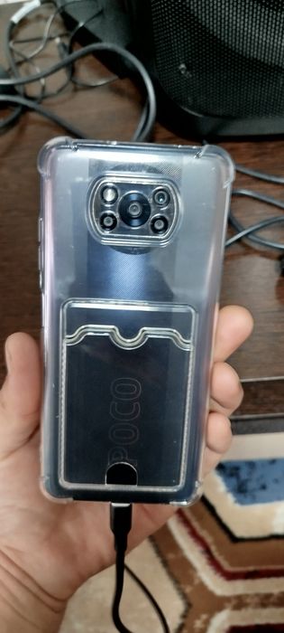 Поко Х3 Про память 8/256гб чехол и стекло срочно продам 4G интернет