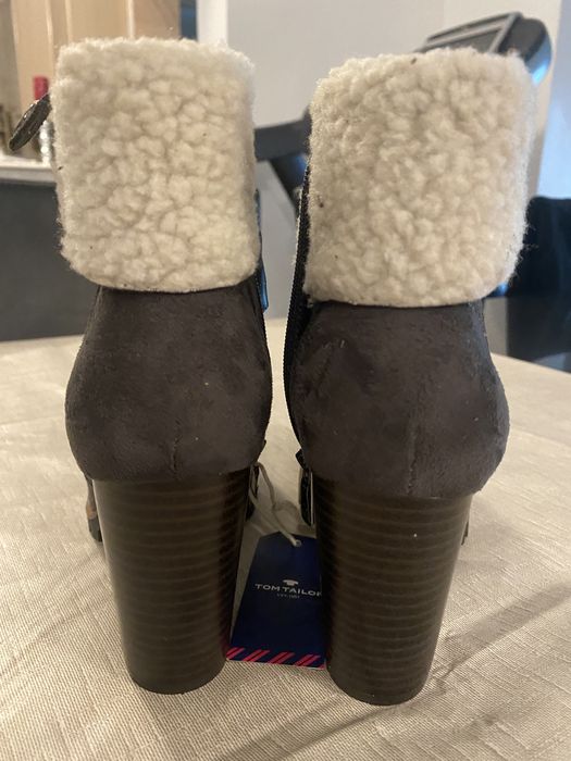 Ghete piele Tom Tailor dama. Ghete  piele dama