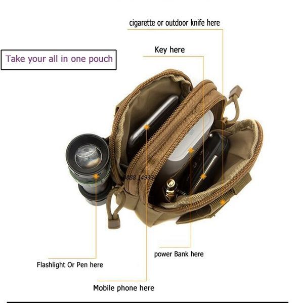 Тактическа чанта джоб Калъф Телефон 2 модела еърсофт airsoft Полиция