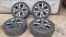 Set 4 roti Aliaj ORIGINALE Mazda CX-30 anvelope de vara 215 55 18