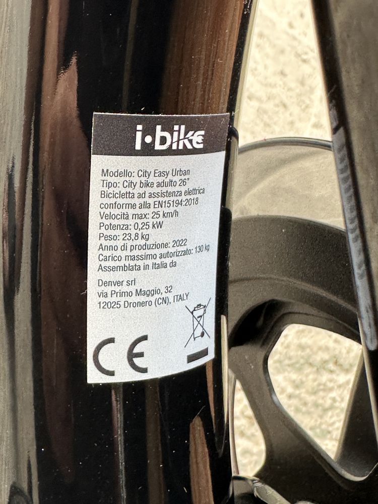 Bicicleta electrica cu pedala asistata,