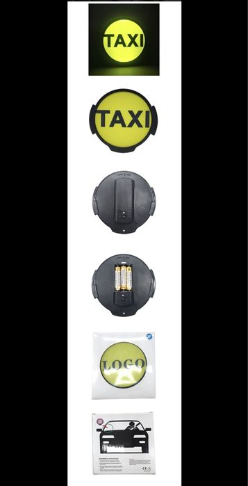 Taxi Led cu lumina