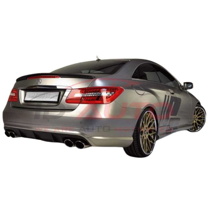 Лип спойлер за багажник Mercedes W207 Coupe (2009–2016), черен гланц