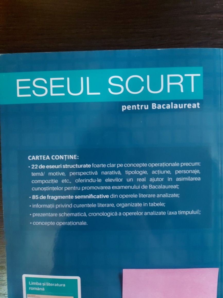 Bacalaureat - Eseul Scurt