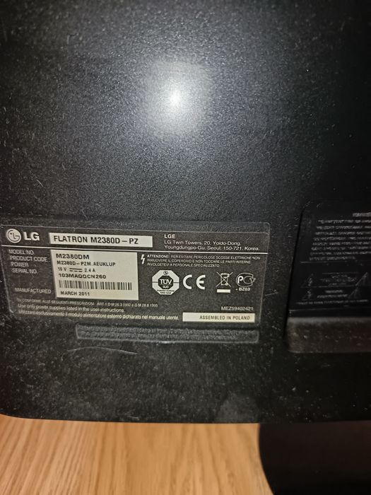 TV și monitor LG 2380D