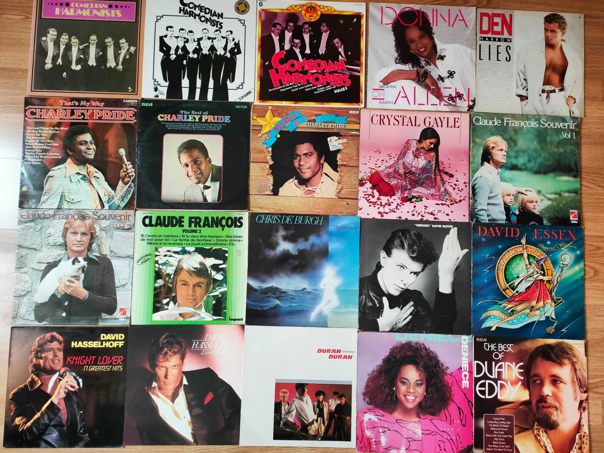 Vinil/vinyl -Albert Hammond, Jermaine Jackson, Hasselhoff,  - Lista