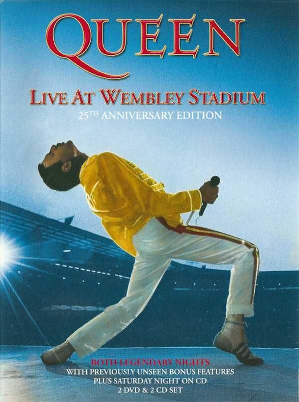 НОВО! Queen Live At Wembley Stadium 1986 2 DVD + 2 CD Юбилейно издание