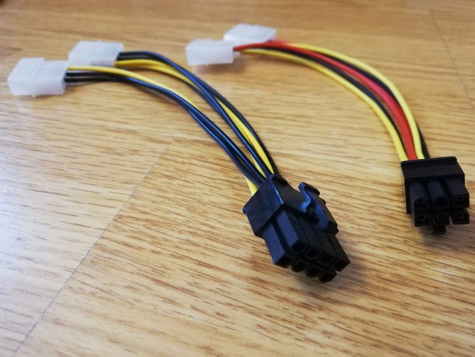 Adaptor conector placa video 8 , 6 pini x2 Molex