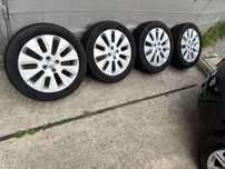 4бр. Алуминиеви джанти с гуми 195/55 R16 цола за KIA RIO 4x100
