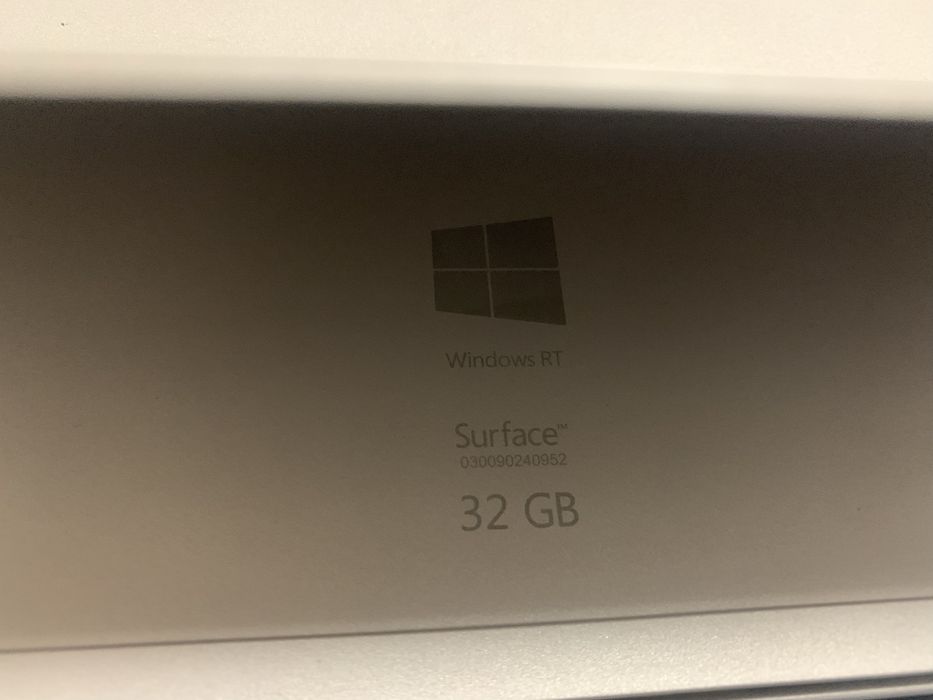 Vand Microsoft Surface Rt