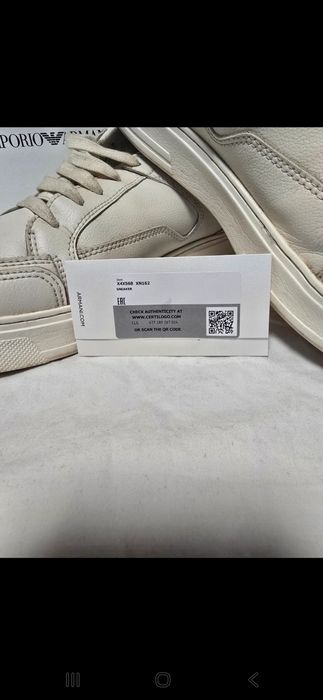 Adidași Emporio Armani albi – originali