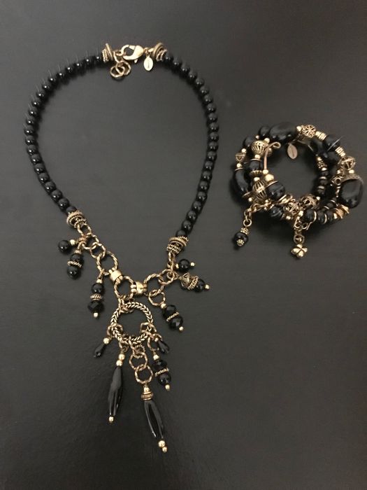 Колье и браслет Alcozer&J Италия оригинал