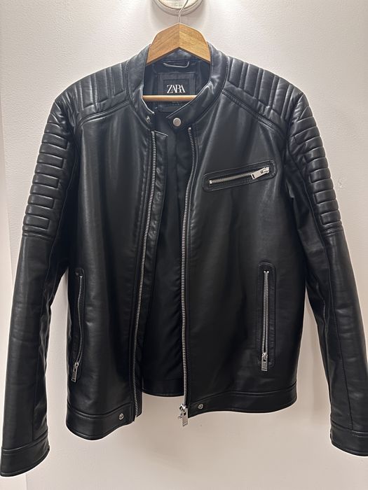 Мъжко кожено яке Zara