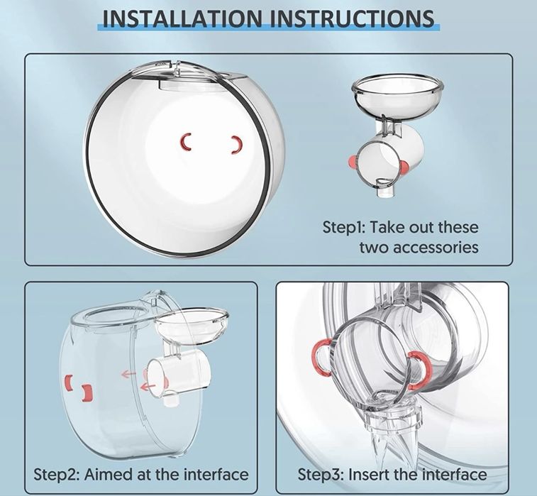 Двойна електрическа помпа за кърма Bellababy