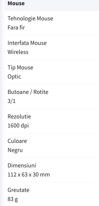 Kit Wireless Tastatura si Mouse Acer AAK940