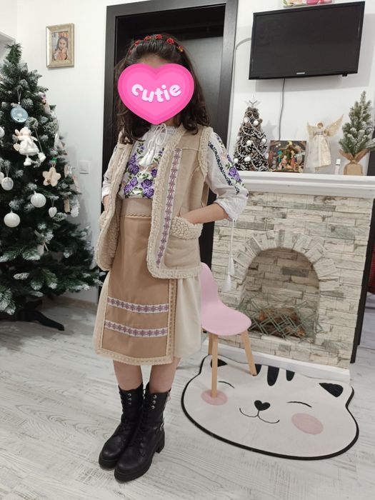 Costum popular 7-8 ani