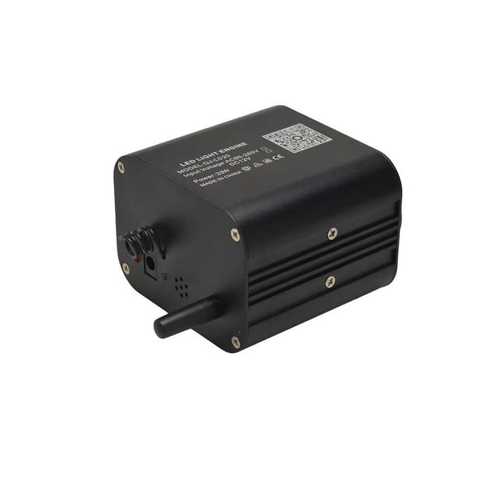 Kit Fibra Optica Plafon Instelat 20W cu TWINKLE, RGBW 1100 Fire 3M