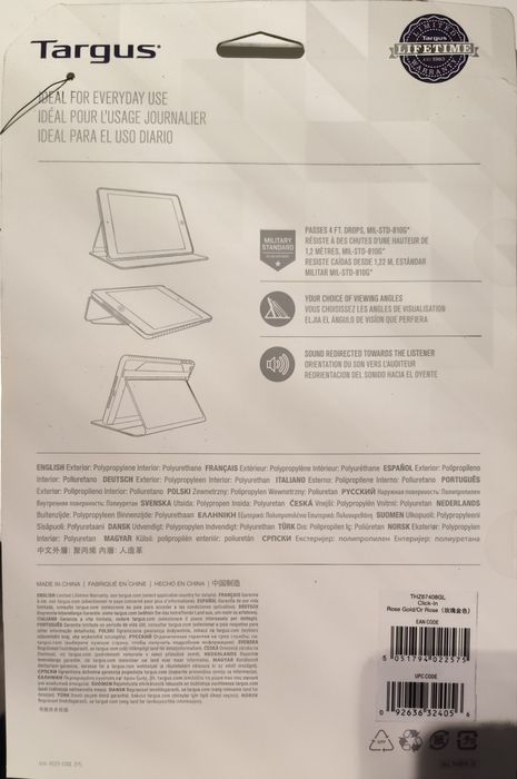 Husă Targus pentru tablete Apple iPad Air și iPad Pro (10,5 inci)