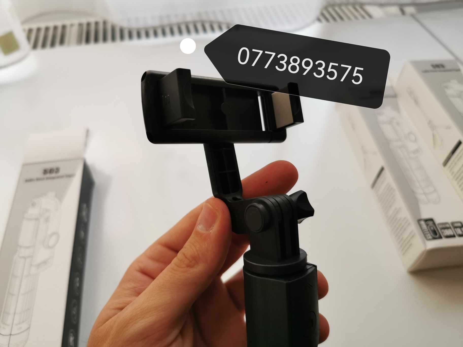 Selfie stick / trepied compact mic pt. telefon / Gopro bat telescopic