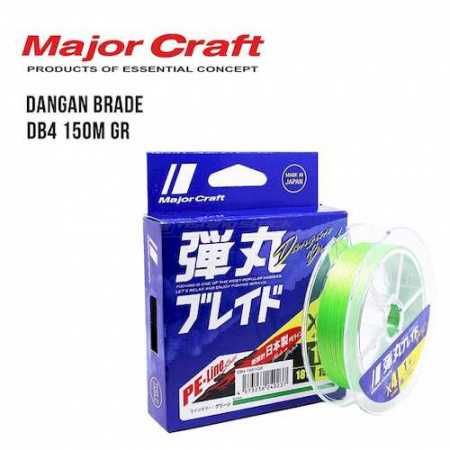 Плетеный шнур Major Craft Dangan Braid X4 150м (Япония) Акция!