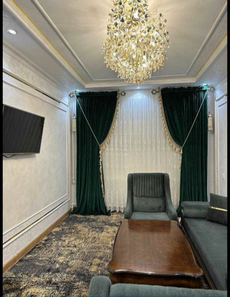 Себзор 2/3/5 Евроремонт бал: 2х6 57 кв.м ор: Ат-Термизий Масжид Ривера