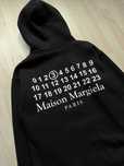 мъжко суитчър с качулка Maison Margiela Paris Черно Худи