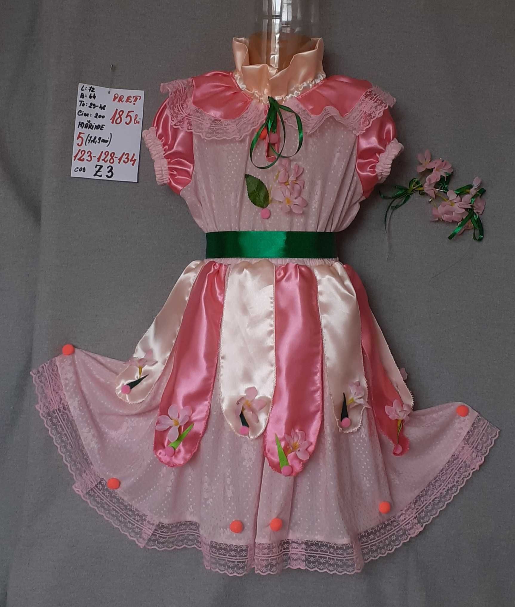 Rochita Zambila (floare roz) pentru copii