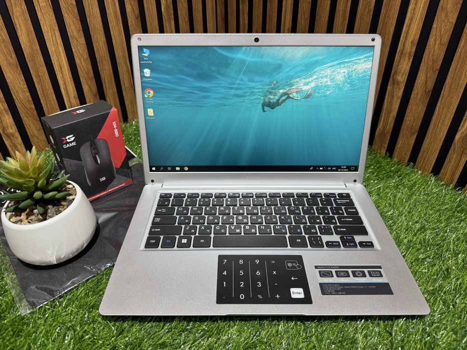Офисный Ноутбук Dexp 14 Celeron N4020|8GB|SSD128GB|Intel|